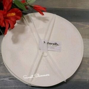 6pc Set Naturally Danny Seo Speckled 10" White Melamine Eco Dinner Plates New
